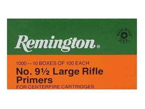 Remington Tennhetter 9-1/2 Large Rifle gir pålitelig ytelse og presisjon. Hver boks inneholder 1000 tennhetter for langvarig bruk.