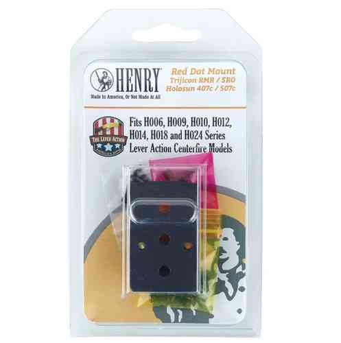 Henry Red Dot Mount er spesialdesignet for Henry våpenserie H006, H009, H010, H012, H014, H018, H024 & H027, og passer Trijicon RMR/Holosun 407c/507c.