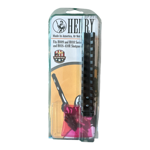 HENRY PICATINNY RAIL MOUNT gir et solid festepunkt for kikkert med 12 spor for fleksibel plassering, laget av robust aluminium for langvarig bruk.