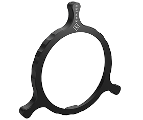 KAHLES Parallax Spinner Blank gir større gripeflate for enklere justeringer, uten forhåndsdefinerte markeringer for individuell tilpasning til skyting.